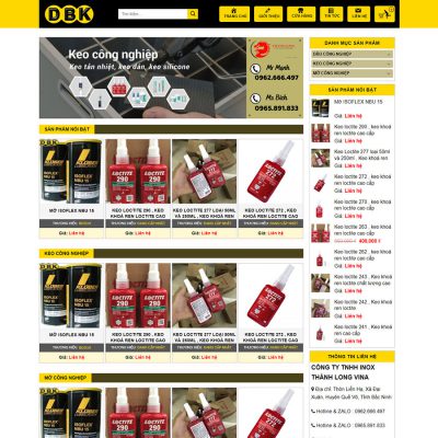 Theme wordpress bán keo mỡ