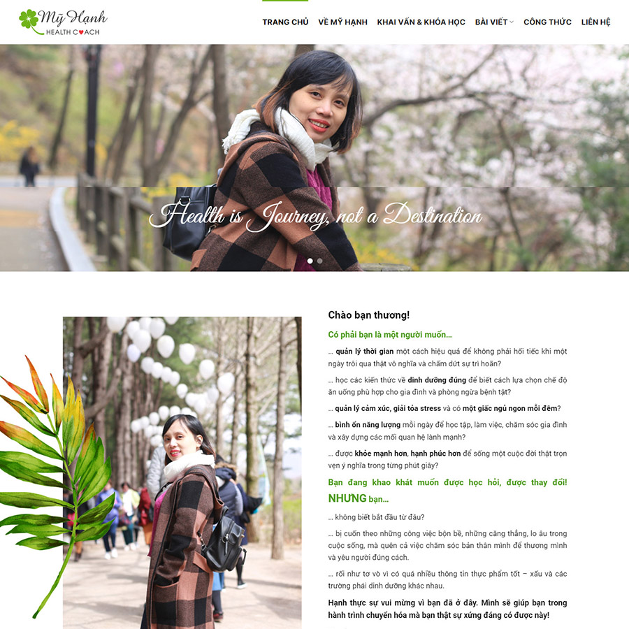 Theme wordpress giới thiệu profile cá nhân