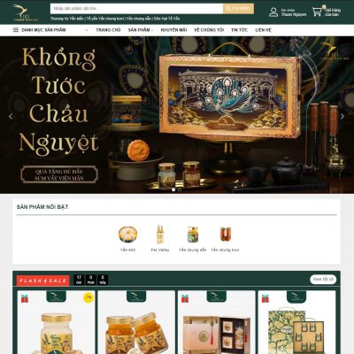 Theme wordpress yến sào 04 - giống thượng đình yến